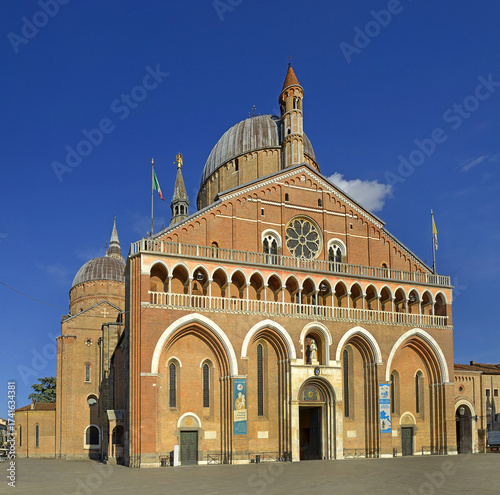 Padua, Italy - Basilica of Saint Anthony of Padua. Christian building with domes in Byzantine style