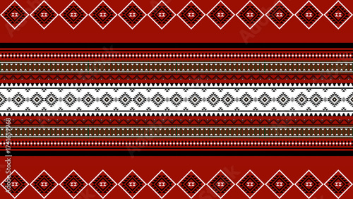 Foto traditional Al Sadu heritage pattern design