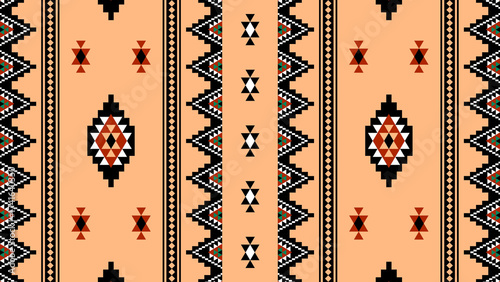 Traditional Saudi Al Sadu heritage geometric pattern 