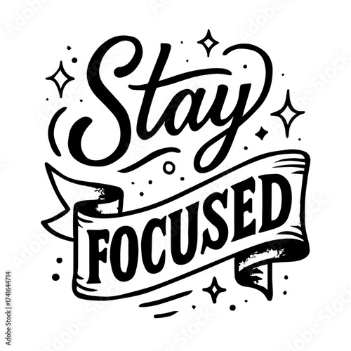 stay focused Motivational t-shirt designs, typography designs, short line