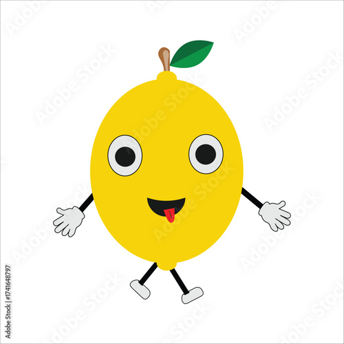 Cartoon lemon