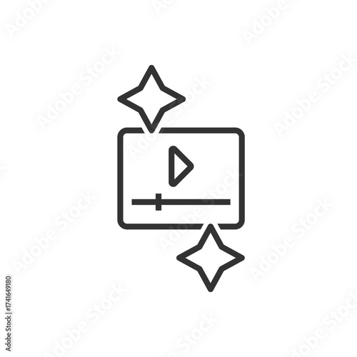 AI Generated Video Icon