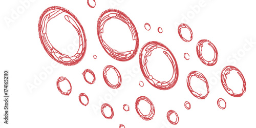 This Valentine's Day illustration features a red heart design with a 50 percent off symbol