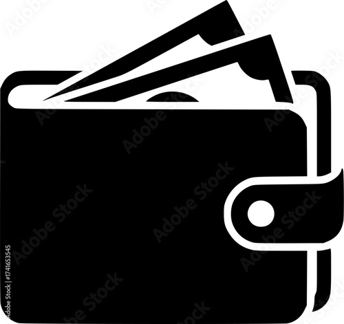 wallet vector flat icon