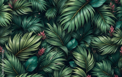 green leaves background