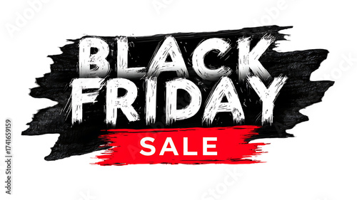 Black friday sale. Black web banner. Poster Sale. The original inscription. 