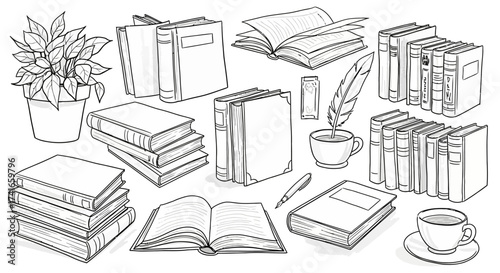 A Collection of Books and Literary Items Illustrating a Passion for Reading and Writing