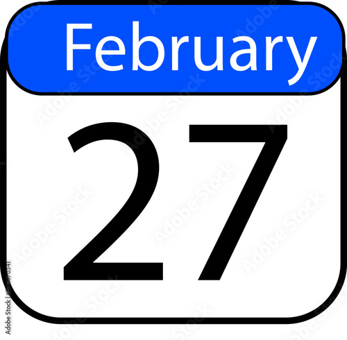 Mark your calendars for February 27th with this vibrant reminder, perfect for event promotions, social media posts, and important date announcements