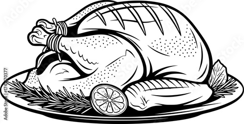 grilled turkey.
