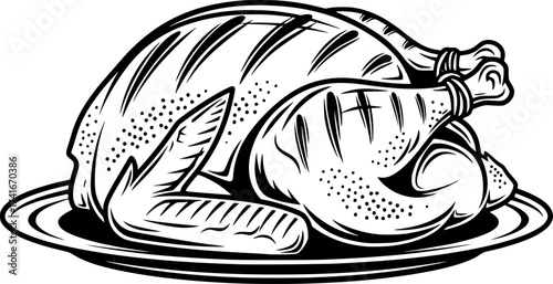 grilled turkey.
