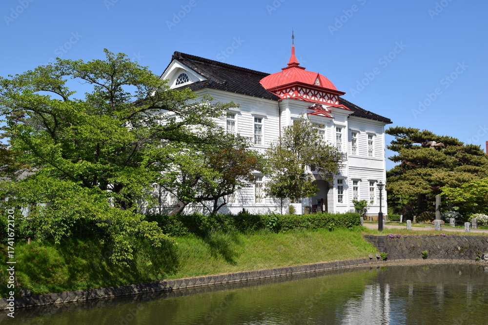 Naklejka premium 大宝館 郷土ゆかりの人物資料館 山形県鶴岡市