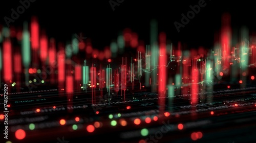 Exploring the beauty of data science and cutting-edge technologies. Market forecast. Big data technology transforming data science with ai analysis. Crypto investment. Stock movement.
