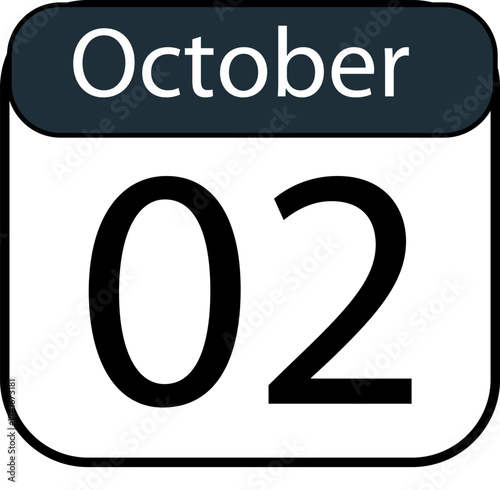 Mark your calendar with October 2nd, a simple and clear date reminder for any project or event planning need.