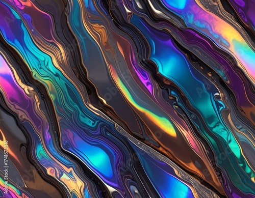 Holographic Metal Shards Texture/Wallpaper