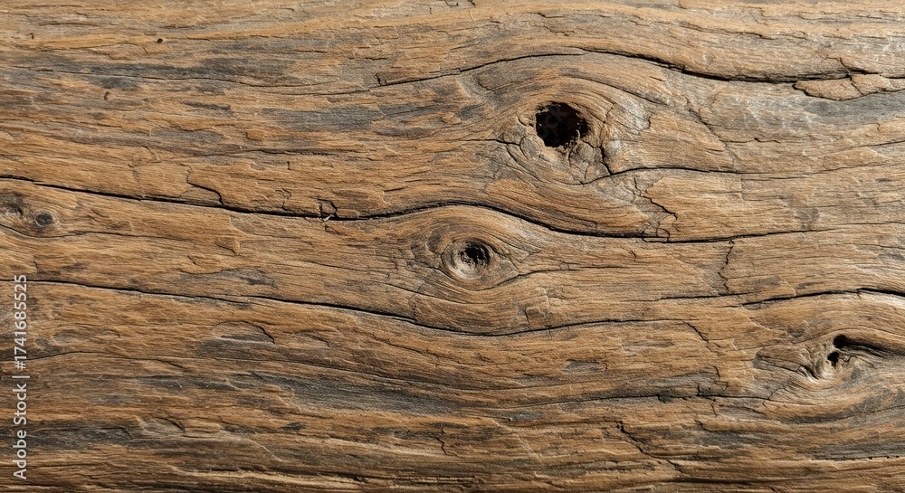 Naklejka premium Natural textured wood pattern