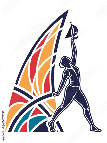 football player silhouette vector illustration