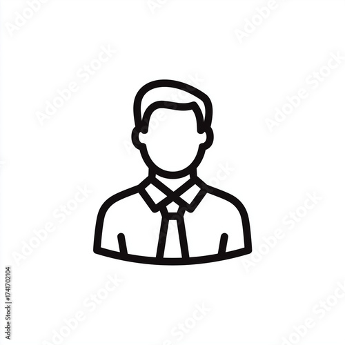 ビジネスマンのピクトグラム