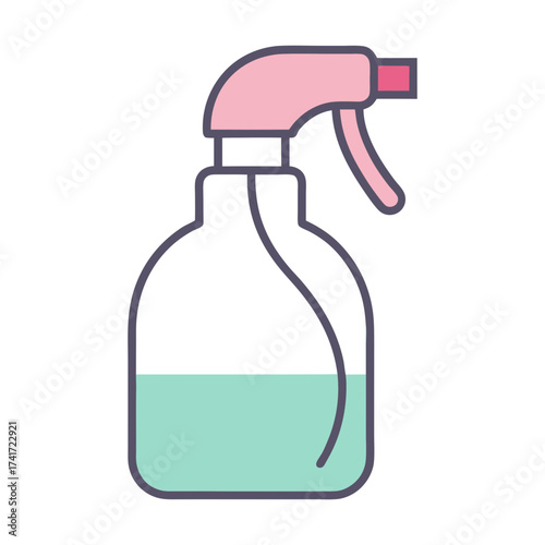 spray bottle vector