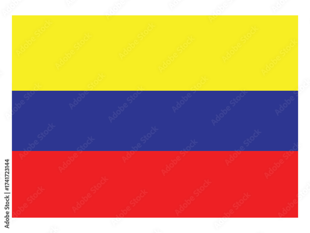 Fototapeta premium Colombia flag