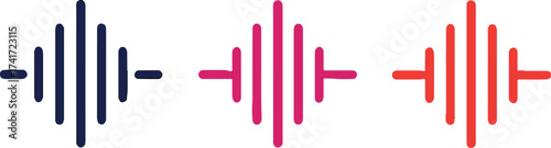 Abstract sound wave illustration in vibrant colors representing audio frequency visualization technology innovation and communication platforms