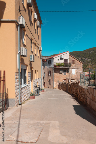 narrow street in the old town