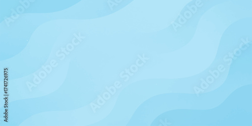 Abstract blue wave background with flowing water design
