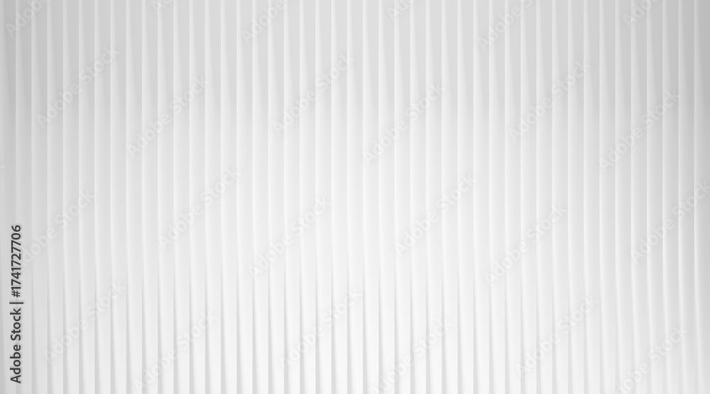 Obraz premium Abstract White Texture Background, Vertical Lines Pattern, Shadow Effects, Minimalist