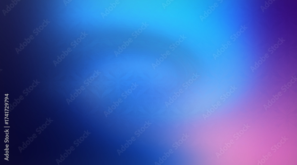 Obraz premium Blurred Blue Purple Gradient with Subtle Floral Pattern Background Texture Design
