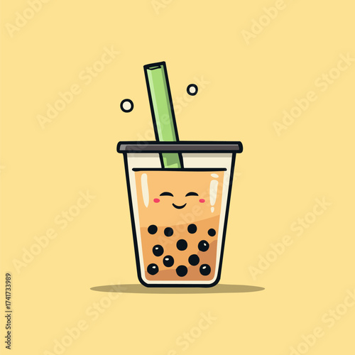 Bubble Tea with Tapioca Pearl