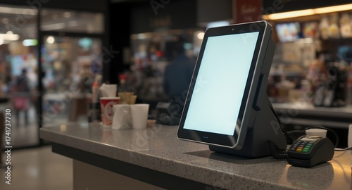 Modern Point of Sale System With Blank Screen