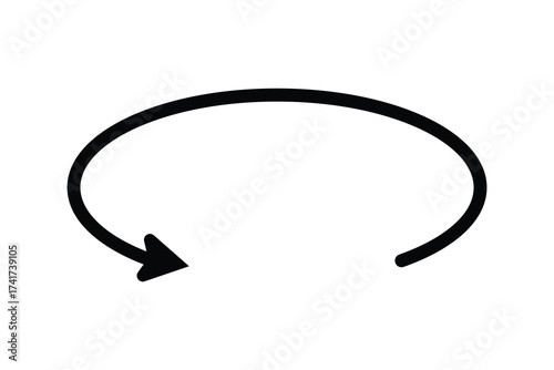 round and rotate arrow icon, 90 180 360 degree round and rotate arrow icon.