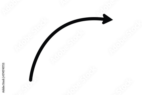 wave curved long arrow icon,arrow icon, long arrow icon, up and down arrow icon.