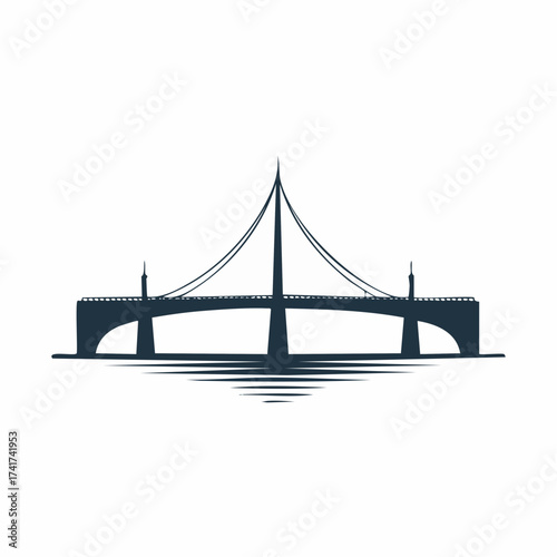bridge vector icon design