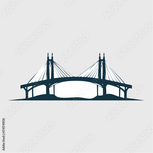 bridge vector icon design