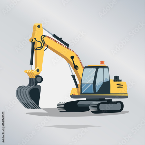 excavator vector design