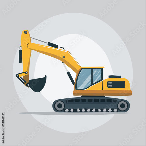 excavator vector design