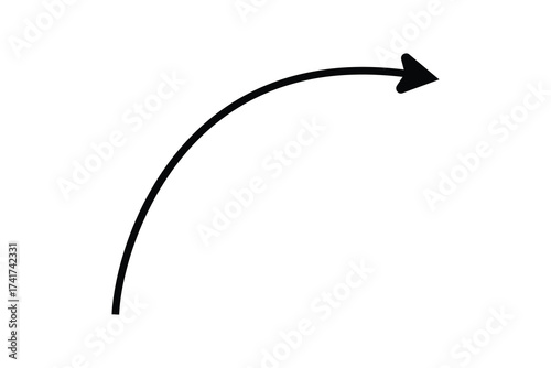 wave curved long arrow icon,arrow icon, long arrow icon, up and down arrow icon.