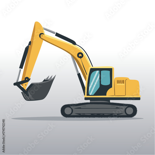 excavator vector design