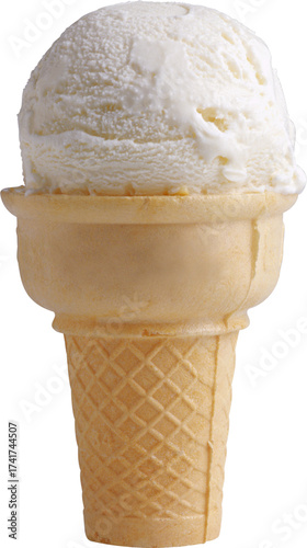ice cream cone isolated，PNG