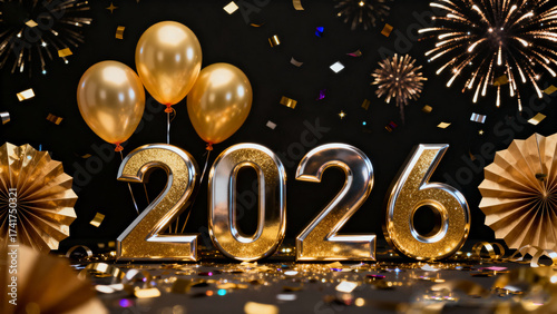 Happy New Year 2026 Golden Celebration