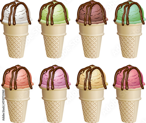 ice cream cone，PNG