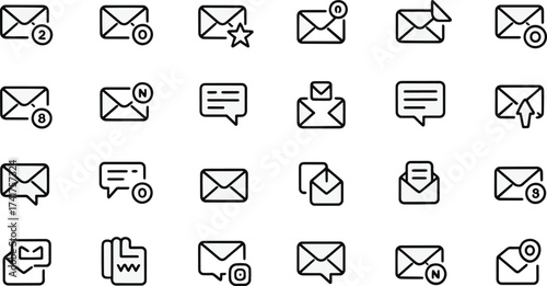 A comprehensive collection of professionally designed vector icons suitable for a wide range of graphic design and web development projects offering versatility and scalability for any application