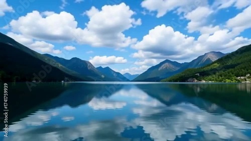 lake in the mountains