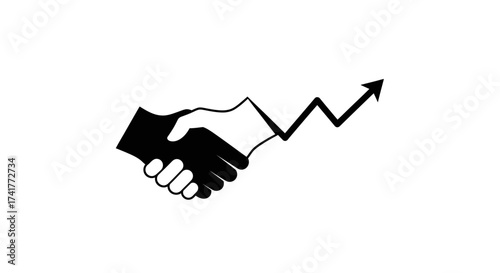 Business Partnership Agreement Leading to Financial Growth and Success Deal