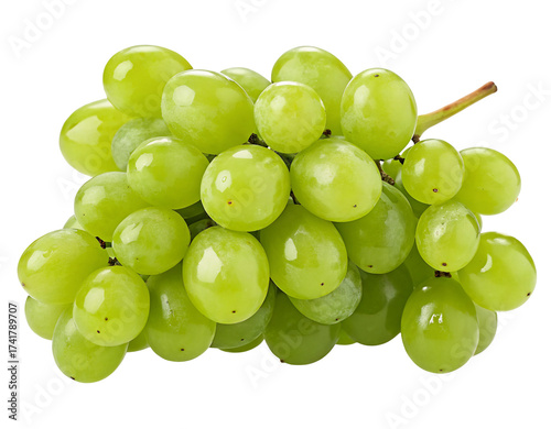 Fresh green grapes bunch healthy sweet fruit food photography vibrant produce