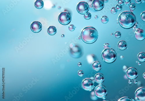 Transparent Water Droplets