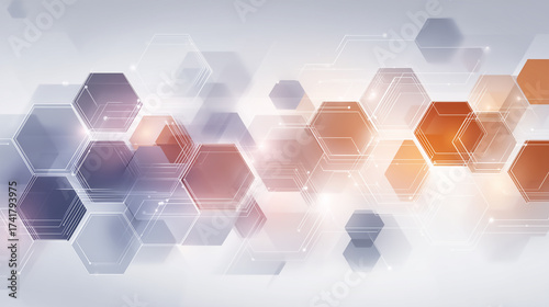 Abstract background with hexagons. Geometric stripe line art design for poster, brochure, cover, banner, header, website, ppt template.