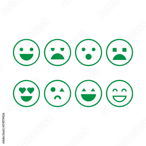 “Premium Emoji Set: 9 Stylish Color Variants for Branding, Posts & Presentations”