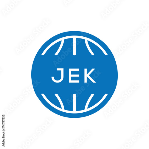 JEK Basketball Icon Logo. JEK Design for Sports Team, Club, and Athletic Branding. JEK Best Icon.
