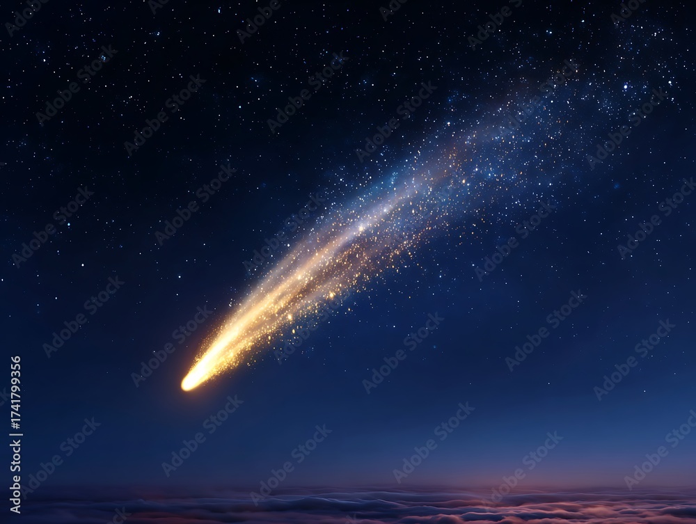 Fototapeta premium planet and star